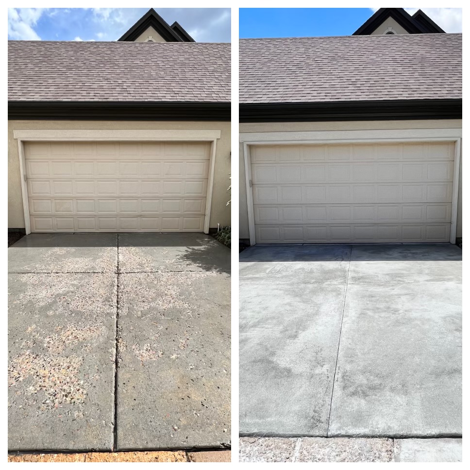 Spalled Driveway Repair Spalled Driveway Repair